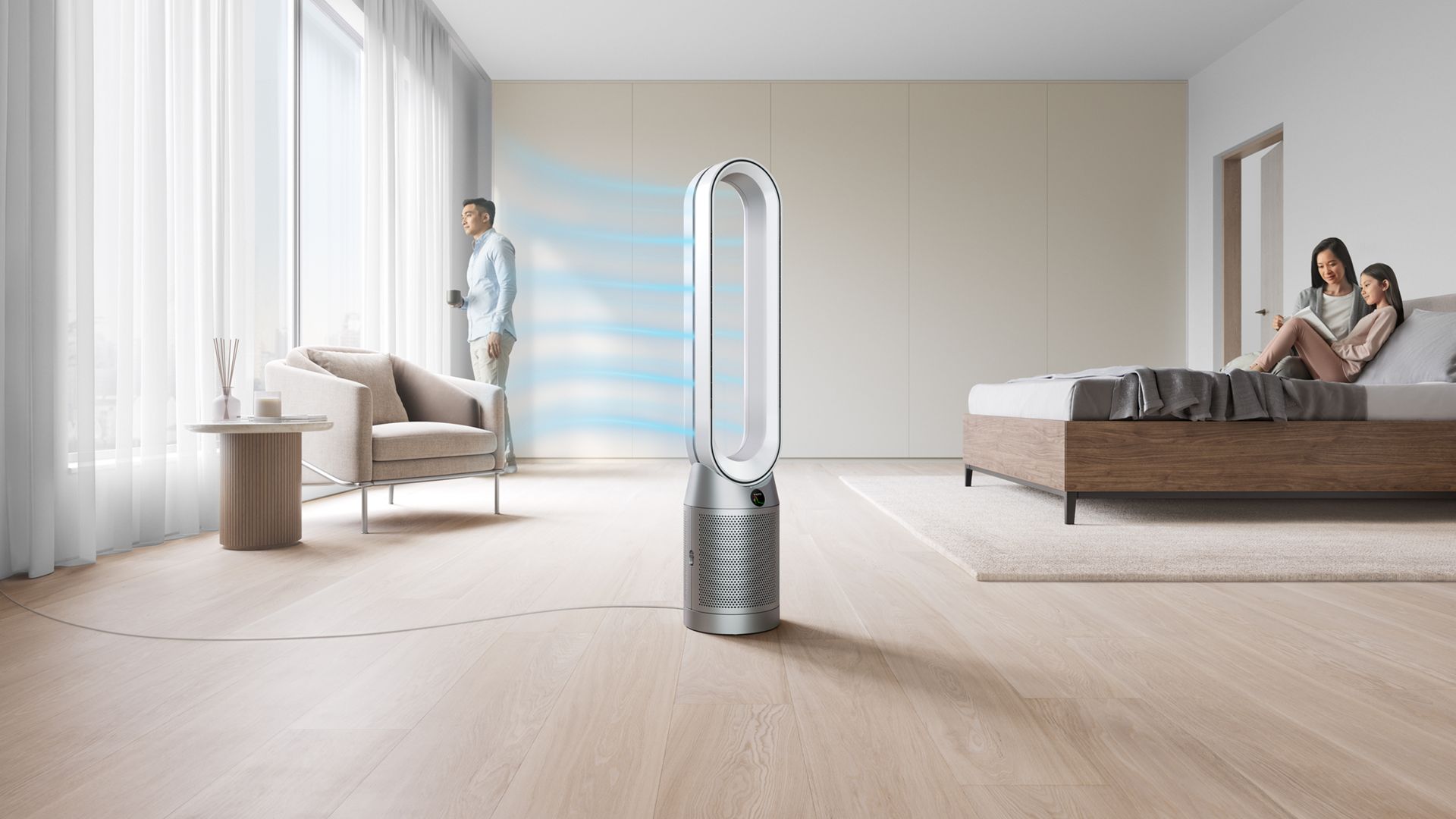 Dyson Purifier Cool™ air purifier TP07 (White/Silver)